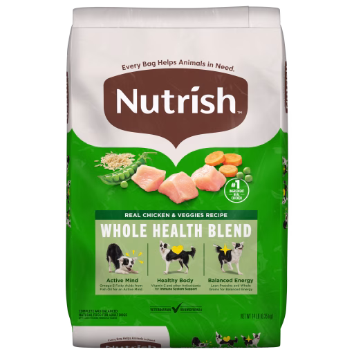 Nutrish Dog Whole Health Chicken Veggies 14 pounds